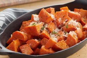 Sweet potatoes in a bowl